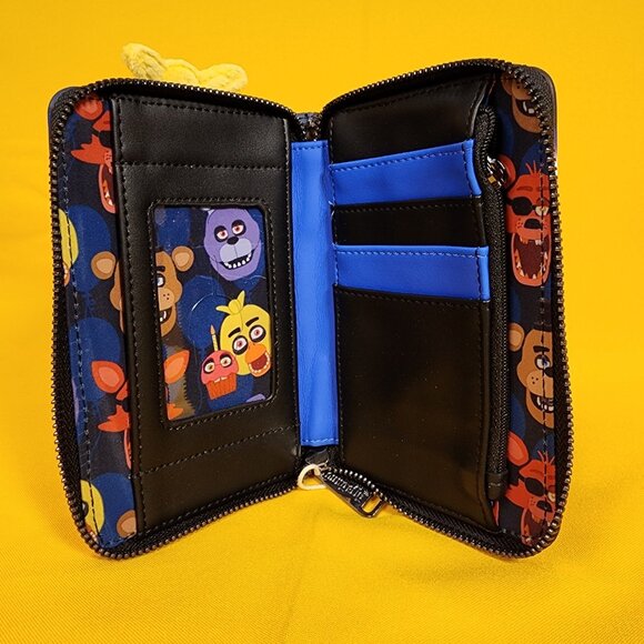 Loungefly Five Nights at Freddy's Chica Plush Cosplay Zip Around Wallet NEW - Picture 11 of 14